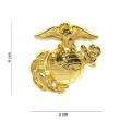 SPILLA US MARINES - Badge USMC oro 1 PZ. Made in USA