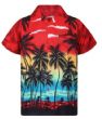 Camicia Tropicale . Camicia Tropicale con palme manica corta . Camicia Tropicale usata anche dal rapper YELAWOLF nel video STILL RIDIN . taglia M  L
