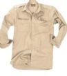 CAMICIA UOMO MILITARE con spalline tessuto rip-stop 100% Cotone taglia S  L