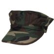 CAPPELLO MARINE CORPS UTILITY CAP USMC . Emblem Fatique 8 point cover RipStop woodland camo .