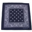 BANDANA 100% Cotone di colore BLU