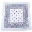 BANDANA 100% Cotone di colore Bianco