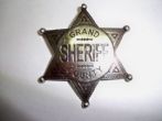 SPILLA SHERIFF USA dimensione cm. 6,9