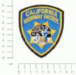ETICHETTA ricamata California Highway Patrol USA .