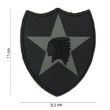 ETICHETTA PVC con velcro dietro 2nd Infantry US