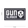 ETICHETTE PVC con velcro dietro GUN SLINGER