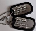 PIASTRINE Piastrine Militari esercito Americano dog tag usmc