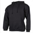 HOODED SWEATSHIRT 340 g/m, black.. polsini a maglia su maniche e vita
cappuccio a due strati regolabile da cordino
tasca canguro attaccata il cappuccio  borchiato 

Materiale:
60 % Cotone, 40 % Poliestere
taglie L