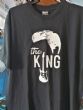 Maglietta THE KING . Maglietta THE KING taglia L unisex . Maglietta THE KING è dipinta a mano SOLO 1 DISPONIBILE ESCLUSIVA !!!!!