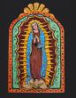 Icona sacra made in NEW MEXICO. Icona sacra dipinta a mano. Icona sacra su pannello in legno naturale. DIMENSIONE 25X15