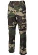 Pantalone BDU Woodland . Pantalone BDU Woodland 2 tasche davanti 2 tasche dietro con pattina 2 tasche sulle gambe con pattina cintura regolabile . Pantalone BDU Woodland passanti larghi cm. 5,5 ginocchia e sedile rinforzato 100% cotone ripstop taglia M