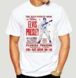 Maglietta Elvis . Maglietta Elvis Presley Florida poster Retro 50s . Maglietta Elvis Rock and Roll concerto 16 April 1972 Jacksonville FL USA contesa con il reverendo Robert Gray con minaccie e procedimenti penali......T-shirt unisex taglia L XL USA