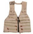 Gilet US . Gilet US Mod.MOLLE II . Gilet US 3color deserto taglia unica . 